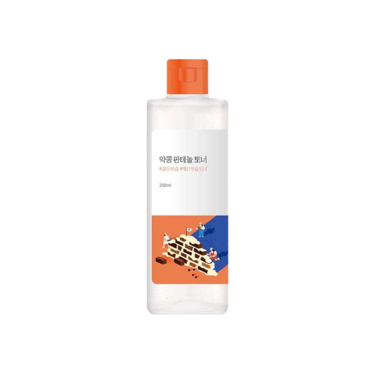 

ROUND LAB Soybean Panthenol Toner 250ml - High-Protein Milky Toner for Deep Hydration and Skin Barrier Strengthening