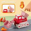 Mini Excavator Funny Construction Car Toys Educational Kids Toys Creative Excavator Toy For Christmas Party Gift Aged 3