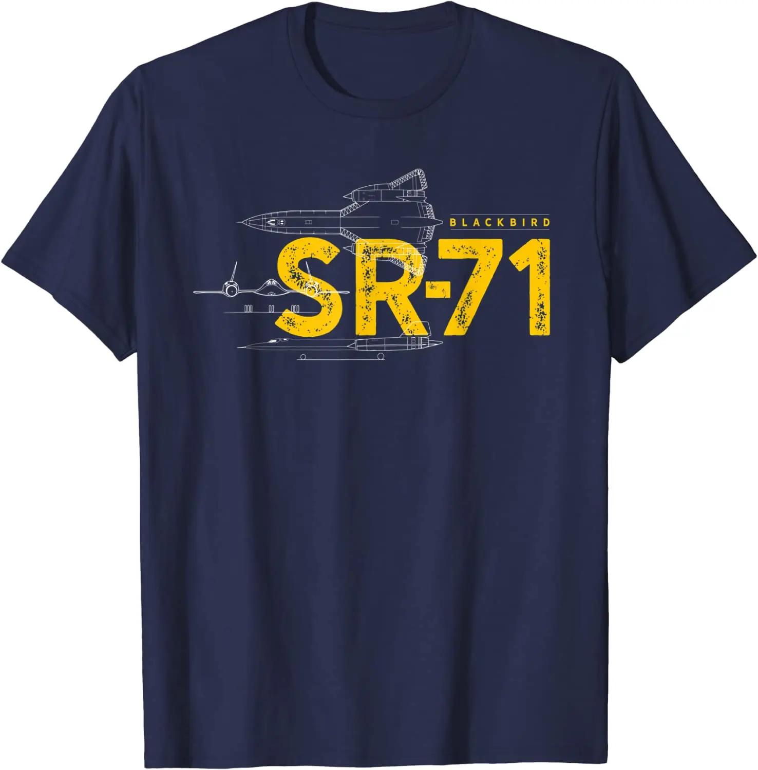 US Air Force SR71 Blackbird Reconnaissance Aircraft T-Shirt New 100% Cotton O-Neck Short Sleeve Casual Mens T-shirt Size S-3XL S