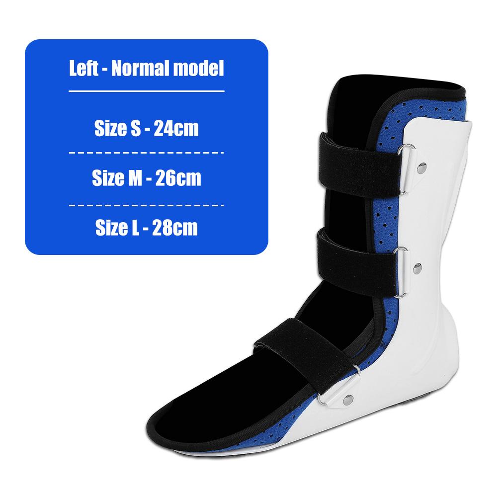 Bota walker para fractura de tobillo transpirable, caminable, tobillera de soporte ajustable, estabilizador de tobillo para soporte de pie roto y esguince