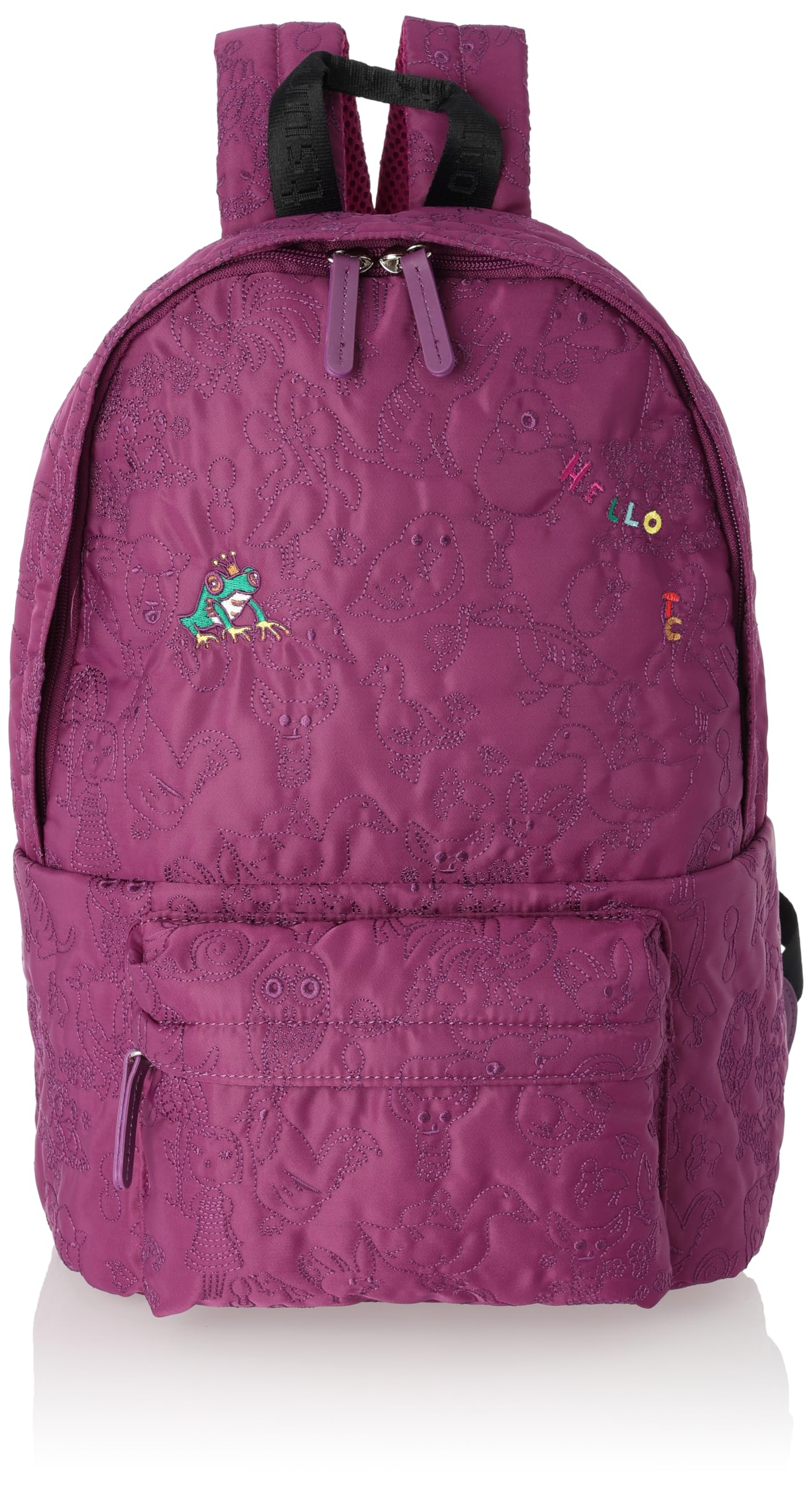 Tsumori Chisato Women s Backpack Daypack with Forest Animal Embroidery, Size F