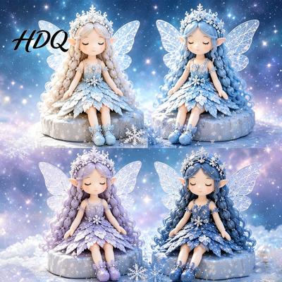 Beginner Friendly Sewing Craft Fairy Patchwork DIY Kit, Flower Fairies Make 4