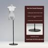Korean Style Flat Body Female Mannequin with Wide Shoulders for Women's Clothing Display