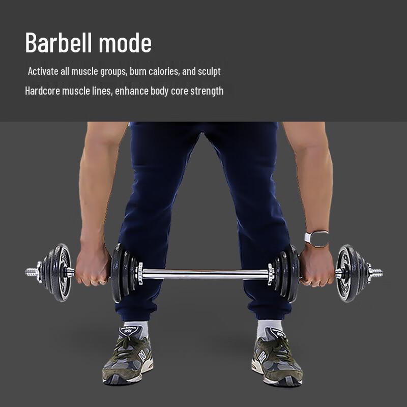 PROIRON Ayarlanabilir Dökme Demir Dambıl ve Barbell Seti