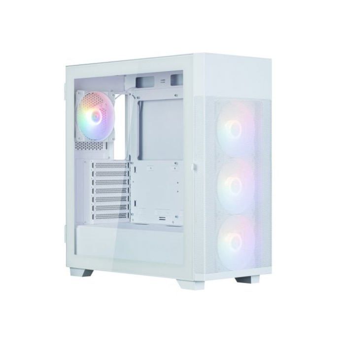 Caja Zalman S5 Neo Atx 4xvent 120mm Argb 2xusb 3.0 Blanco Sin Fuente