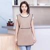 Waterproof Stain-Resistant Apron Nylon Vest Style Anti Dirty Kitchen Aprons Multipurpose Breathable Coffee House Uniform