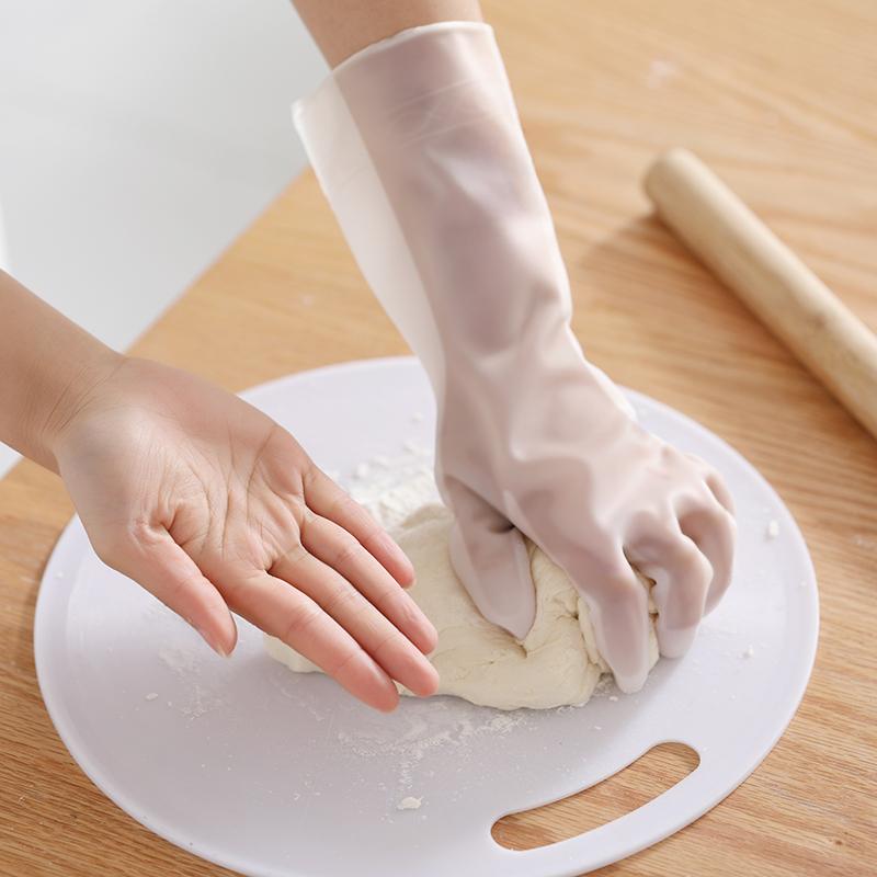 10pcs Dishwashing Gloves for Household Cleaning Durable for Women Thickened Cleaning for Kitchen PVC Waterproof for Laundry