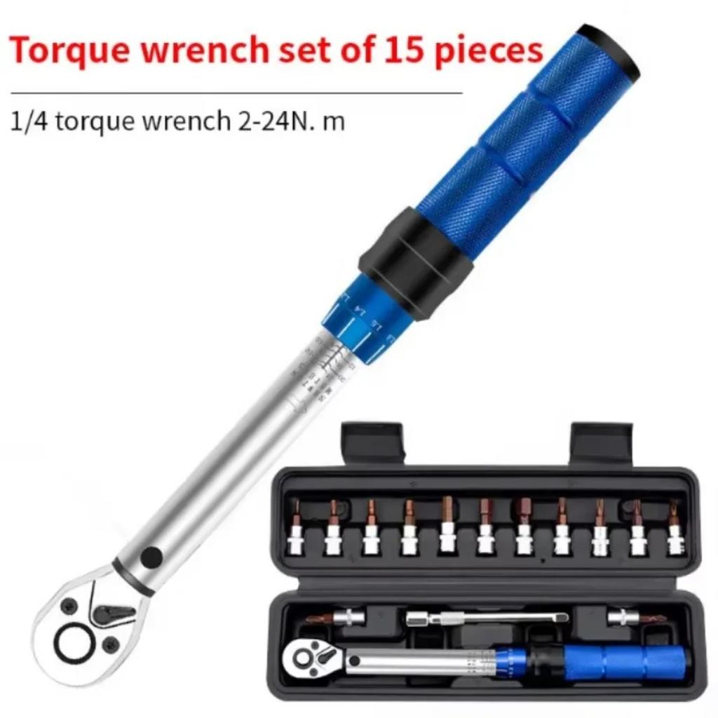 Adjustable Torque Wrench Set, High Precision Preset Torque Wrench for Automotive Spark Plug Repair,Torque Range Adjustable Tool