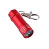   Durability 3 LED Mini Flashlight Keychain Attachmenta Aluminum Construction Energy Efficient Light Source For Adventure