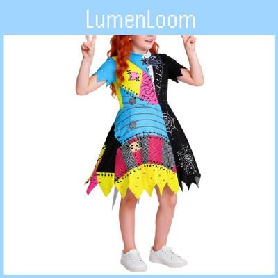 The Nightmare Before Christmas Sally Jack Cosplay Kleid Für Kinder Halloween Rollenspiel