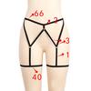 Harnais de jambe de Bondage, culotte, Lingerie taille haute polyvalente pour femmes, ceinture de jarretelles élastique Sexy, 1 pièce