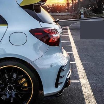 Upgrade Your For Mercedes W176 with This Rear Bumper Vent Canard Spoiler for A200 A250 A260 A45 2013 2018 No Drilling Required