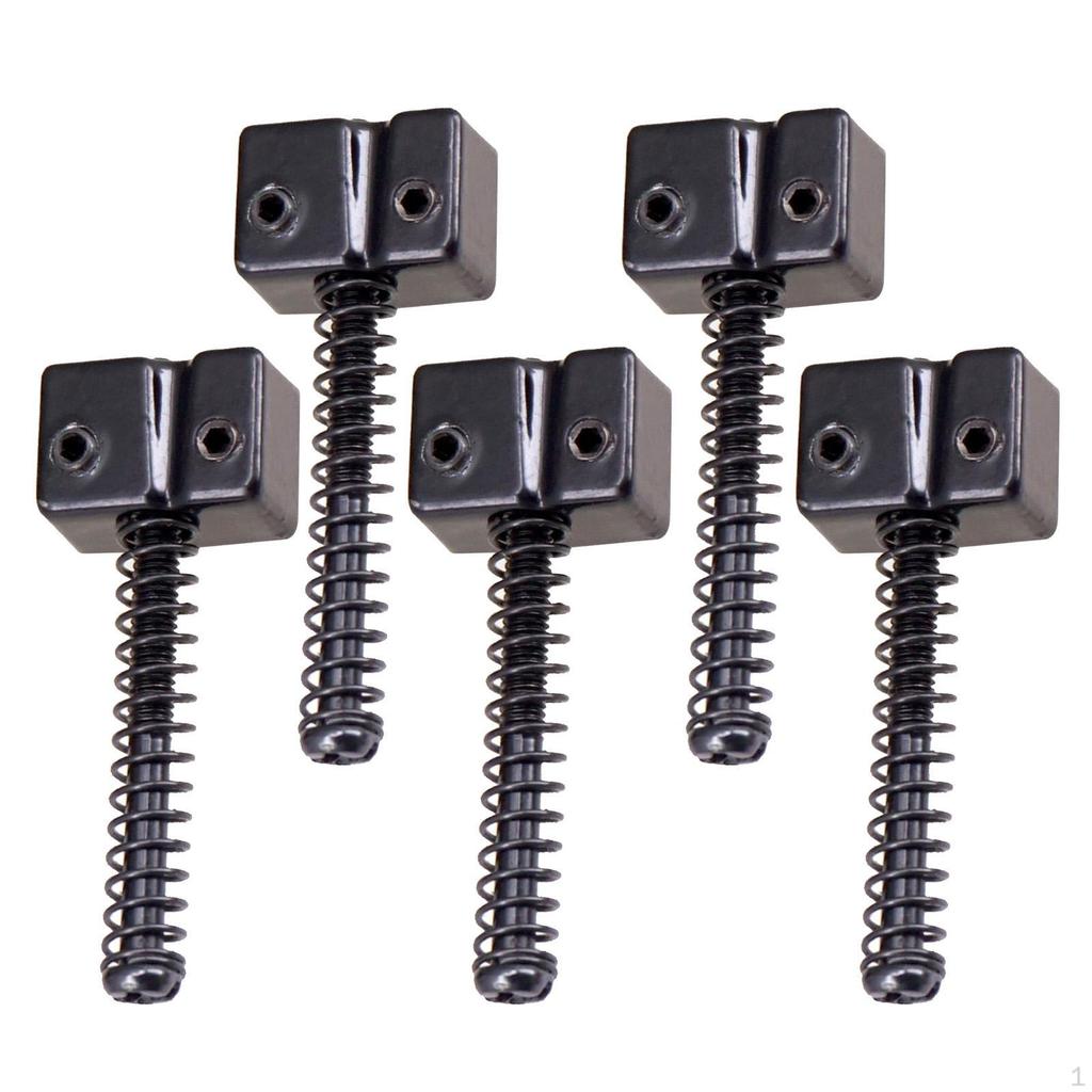 5 Attachment String Replacement Bridge Saddles Set Zinc Alloy