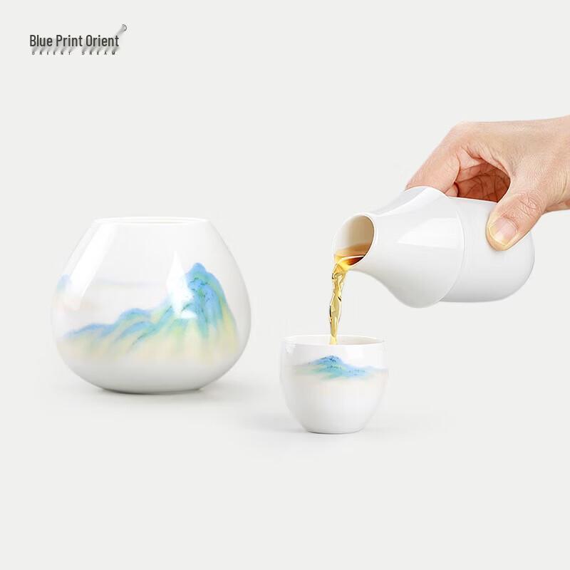 Jingdezhen Ceramic Warm Wine Set