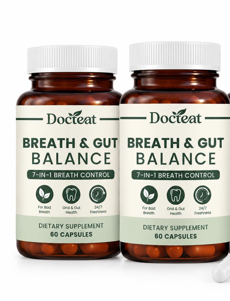 Breath & Gut Balance 7-in-1 Supplement (60 Capsules)