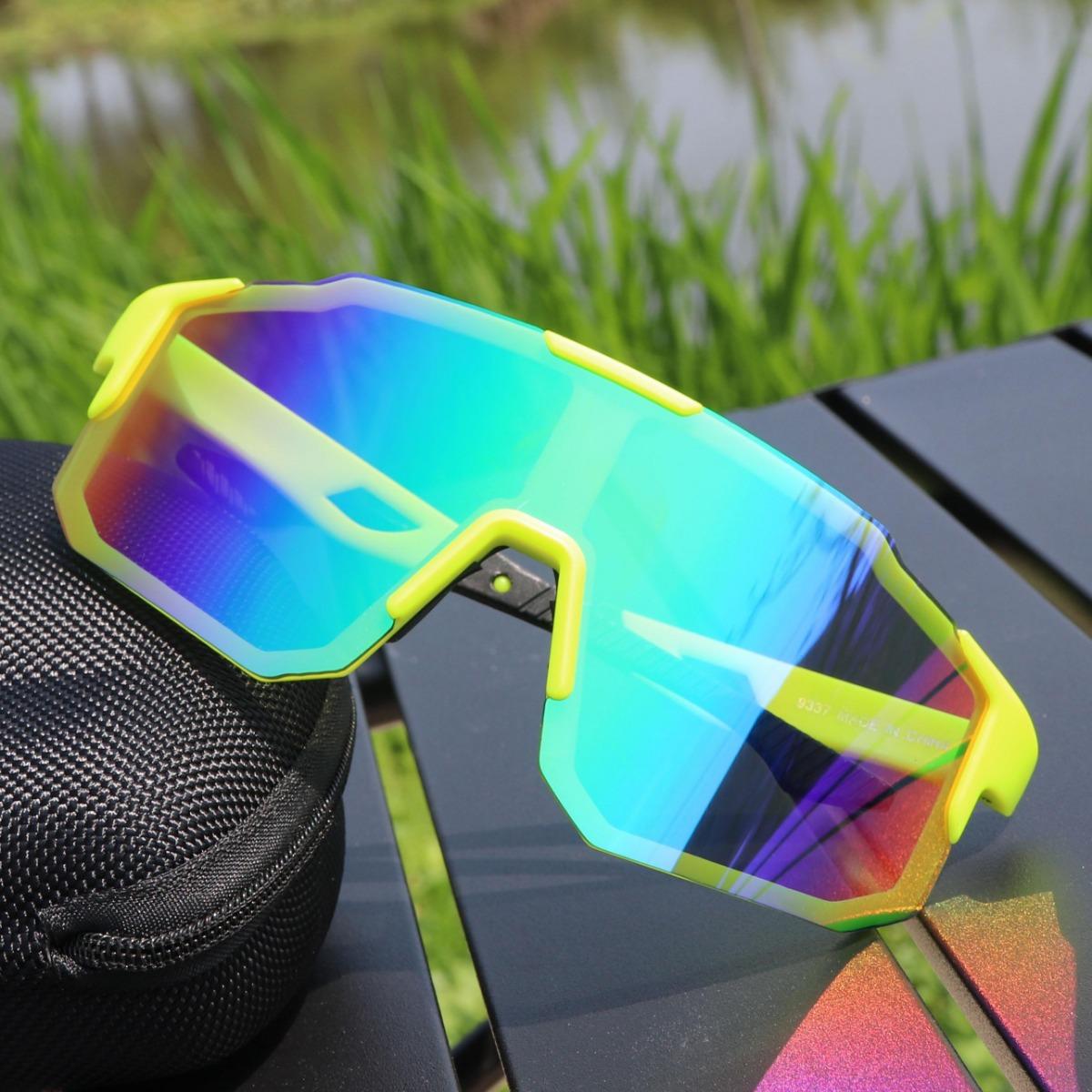 

Cycling Sunglasses Large Frames UV 400 Protection Shades UV Protection Outdoor Sports Windproof Anti-Ultraviolet Hiking Climbing Goggles 1PC