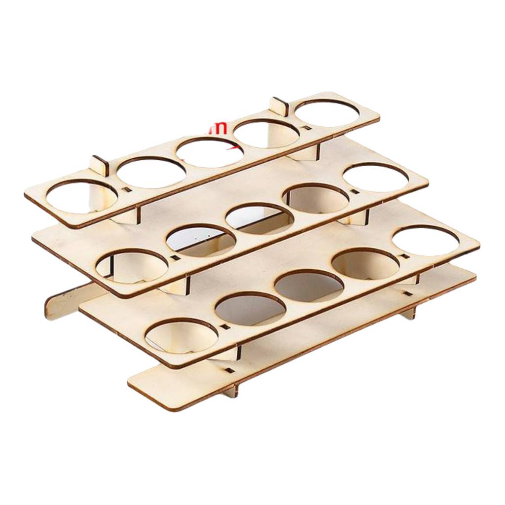 Moduler Model Diy 18 Bottles Paint 3 Tier Storage Stand Organizer Kitchen Studio
