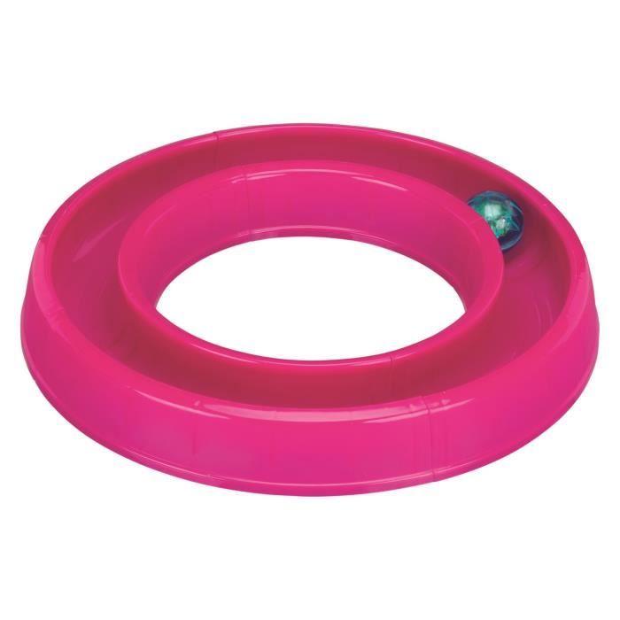 TRIXIE Flashine Ball Race Cat Toy - 65 X 31 Cm - Pink