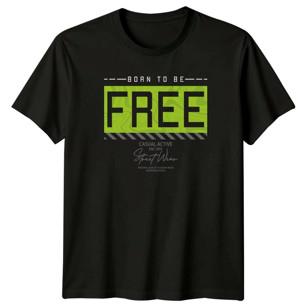 Born To Be Free T-Shirt Urban Lifestyle Streetwear Birthday Gift For Him And Her XXL
