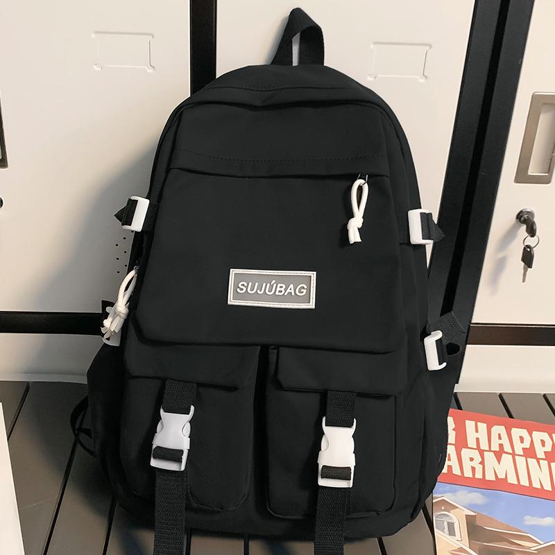 School bag Elementary school girl Junior high school student High school student College student Multi-pocket backpack Male backpack