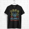 CBGB OMFUG Skull Neon Sign Men's T Shirt
