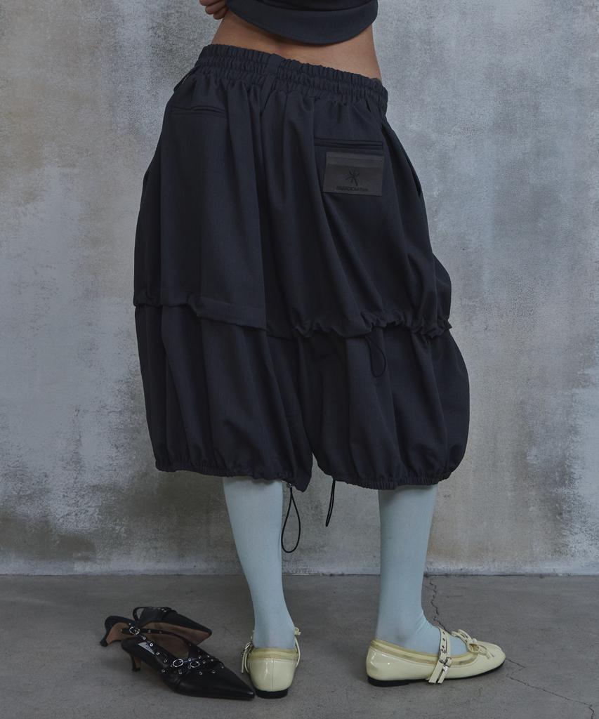 Paradigm Film [Ep.02] Gothic Balloon Fit Bermuda Pants (Charcoal)