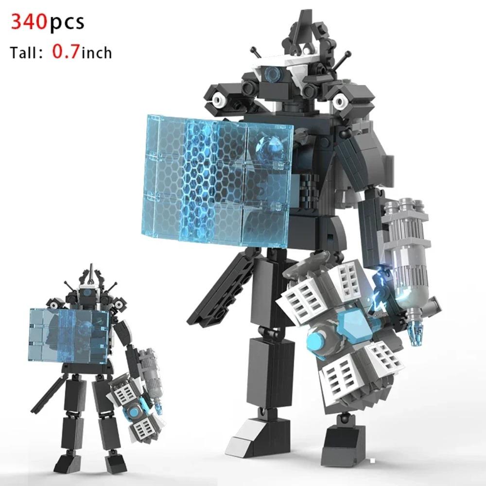 Moc Skibidi Toilet Figures Model Blocks Titan Cameraman Speakerman Construction Toys Party Halloween Decoration Boys Gifts