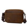 Genuine Leather Crossbody Bag, Niche Crazy Horse Leather Single-shoulder Bag, Men's Bag, Cowhide Crossbody Small Bag