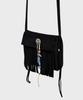 Camateclub Light Tassel Bag - Black Handmade, Native American, Western