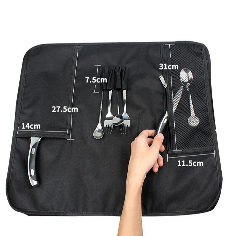 Portable Waterproof Wear-resistant Chef Knife Tool Bag, Western Cuisine Cutlery Storage Pouch for Culinary Students, Knife Sleeve Bag