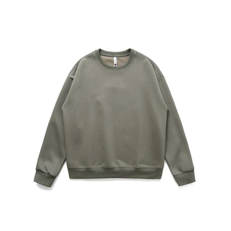 American Retro Trendy All-Matching Hoodie Male 2024 New Spring and Autumn round-Neck Non-Hoodie Export Men Casual Jacket