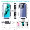 Waterproof Case for iPhone 13Pro814Pro/15Pro, Shock -proof, Antipolvo, Last Intervension Sports, Waterproof, Cycling Phone Cover, Skiing