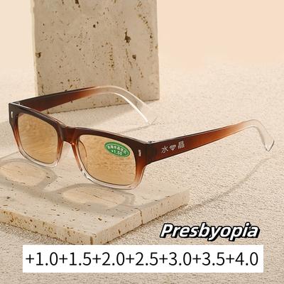 Vintage Ultra Light High Definition Reading Eyewear Eye Protection Far Sight Eyeglasses Anti Ray Men Women Presbyopia Goggle