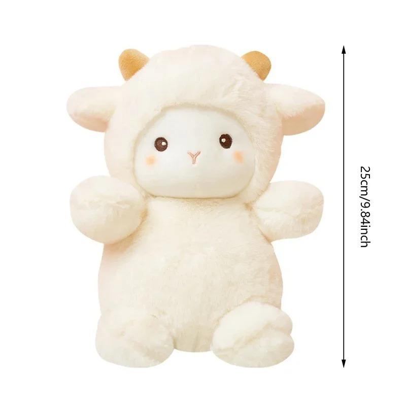 

Now 25cm Super Cute Sheep Plush Dolls Kawaii Toys Stuffed Soft Animal Pillow Birthday Wedding Party Throw Toys