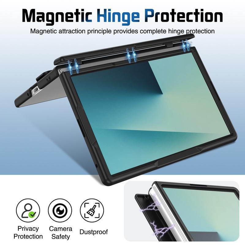 Für Samsung Galaxy Z Fold 8 Wide 5G Armband Scharnier Linsenhalter Handyhülle Äußerer Bildschirm Glasschutz Stoßfeste Abdeckung