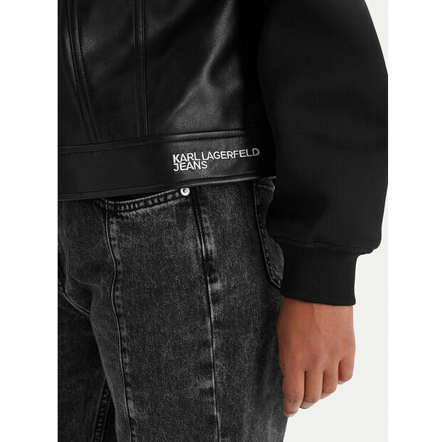 Karl Lagerfeld Jeans Faux Leather Jacket B1W15027