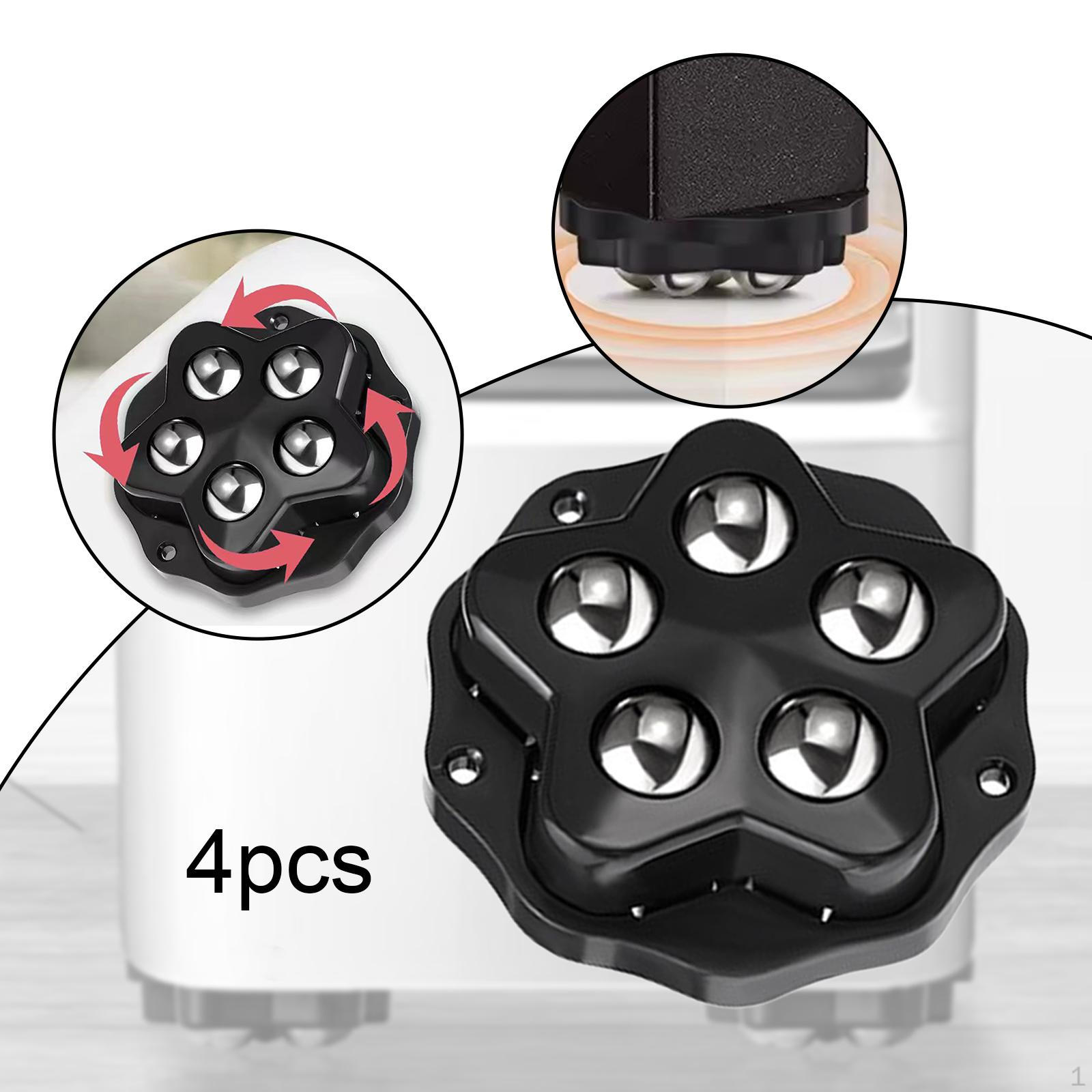 

4 шт. Самоклеящееся колесо, Вращающееся, Колесо, Универсальные колеса Ролик для инструмента