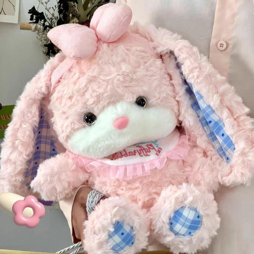 Cute Teddy Bear & Rabbit Doll Plush Toy for Girls - Claw Machine Gift