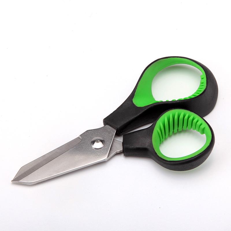 

Нержавеющая сталь для наружных работ, мощные многофункциональные ножницы для рыболовной лески, аксессуары для ловли рыбы в море, режущие инструменты зелёный
