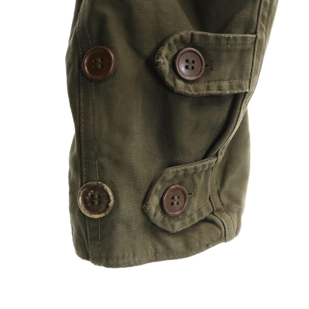 DUTCH ARMY 60s Vintage Field Jacket 88x92 Khaki Military Men's Used