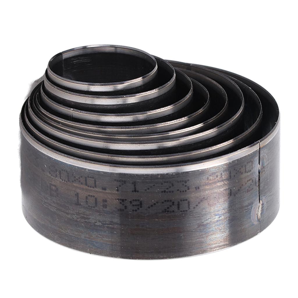 8Pcs Round Cutting Punching Die Alloy Steel Deform Prevention Leather Punching Tools 2560mm