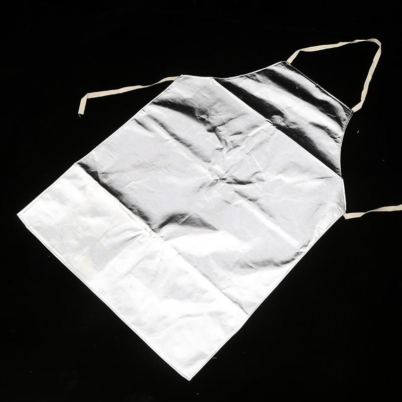 Aluminum Foil Heat-Resistant Protective Gear: Fireproof Apron, Leg Guards, Gloves, and Sleeves for High-Temperature Aluminum and Steel Work.