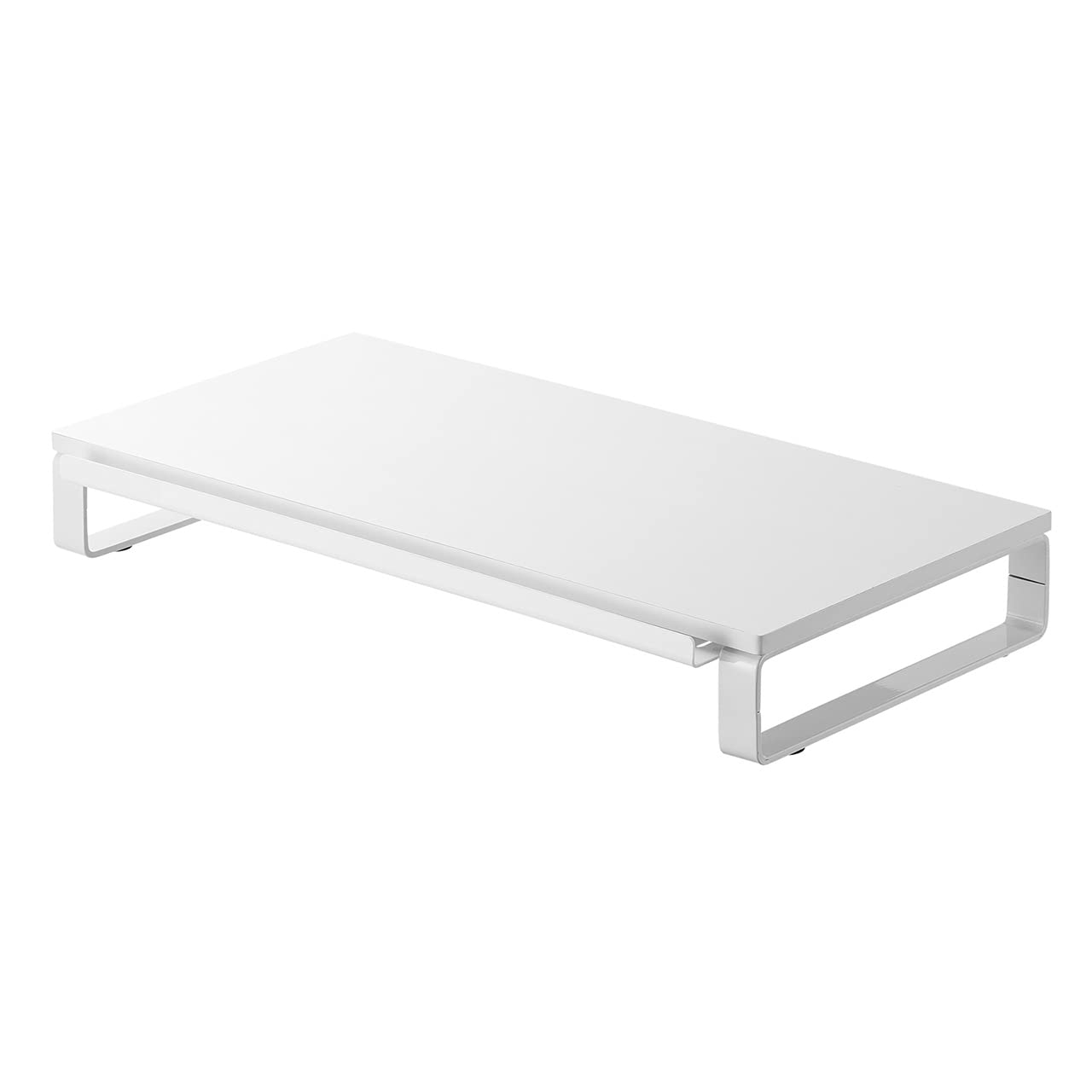 

Подставка для монитора Sanwa Direct, 60 см шириной x 30 см глубиной, 34-дюймовая, поддерживает большие мониторы, включает подставку для смартфона, деревянная, белая, 100-MR197W