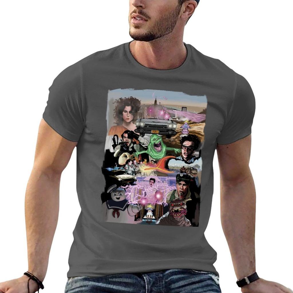 Ghostbusters Comic Montage Tshirt Unisex T Shirt Heavy Cotton Unisex T Shirt Cotton High Quality T Shirt Unisex Casual Tshirt
