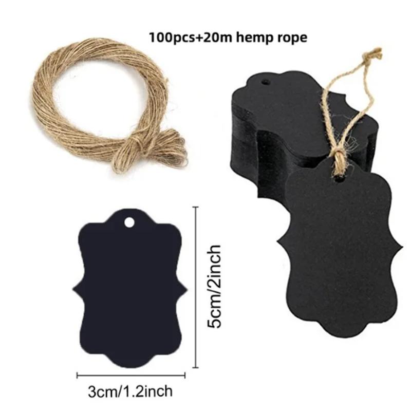 100pcs+20m hemp rope. Thank you for celebrating with us. Handmade tags, gift decorations, blank price tags