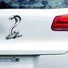 Sales Promotion Cool Cobra Car Stickers PVC Stickers On Car Tail Waterproof Reflective Car-styling Cool Snake Stickers