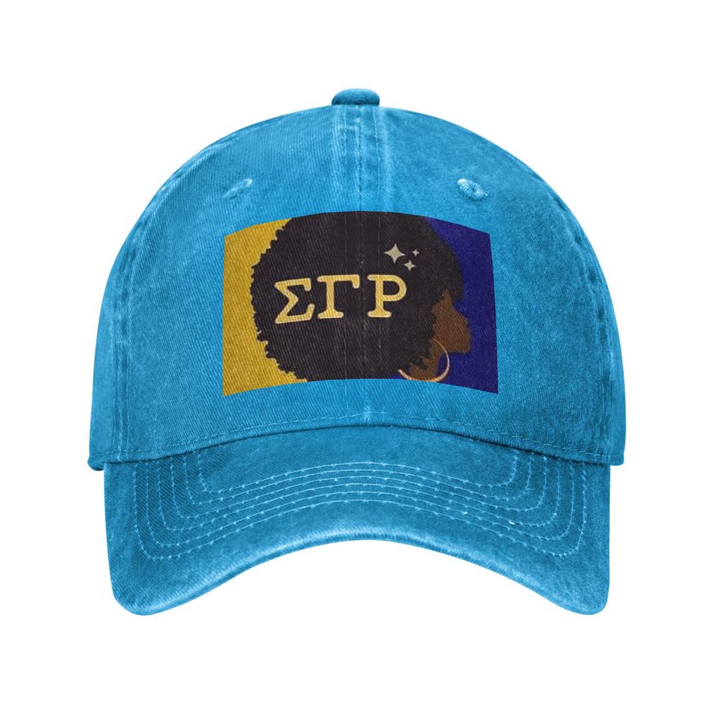 Sigma Gamma Rho 1922 SGR Baseball Caps Fashion Denim Hats Outdoor Adjustable Casquette Sports Baseball Cowboy Hat for Unisex