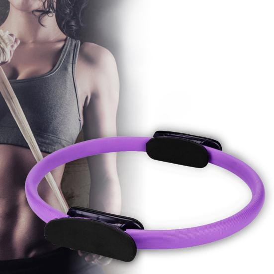 Ženy Pilates kruh s protiskluzovými rukojeťmi Tónování nohou Vnitřní strana stehen Cvičení Pánevního dna Kruh jógy Domácí Posilovna Fitness vybavení