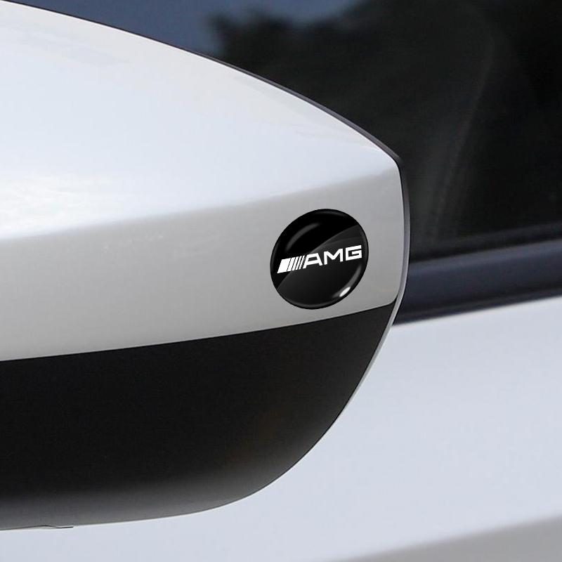 Car Lock Keyhole Stickers Door Lock Protect Car Stickers For Mercedes Benz AMG W212 W205 W246 W177 W176 W213 GLC GLE GLS ML Welcome Laser Logo Lamp