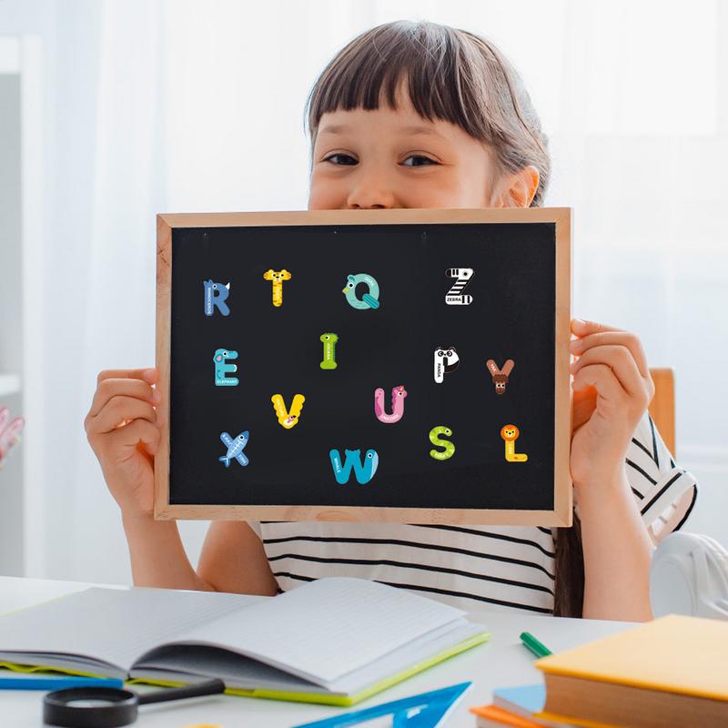 Magnetic Alphabet Letters 26 Letters Uppercase Magnets Colorful Educational Learning Tool Cute Animal Alphabet Magnets For